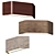 Asgard LED Wall Sconce: Sleek and Natural 3D model small image 1