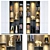 Elegant Decor Wardrobe: Figurines, Books, Vase 3D model small image 1