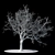 Snowy Winter Apple Tree 3D model small image 2