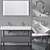 Galassia Meg11Pro Furniture Set 3D model small image 3