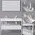 Galassia Meg11Pro Furniture Set 3D model small image 4