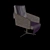 Cozy Lounge Chair 3D model small image 1