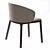 Novamobili Navy Tub Chair: Elegant Comfort 3D model small image 3