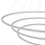 OLamp Triple Pendant: Adjustable Brightness, Remote Control 3D model small image 2