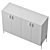 Designer Chest of Drawers Selton 3D model small image 2
