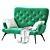 KALEIDOS Modern 2-Seater Sofa 3D model small image 9