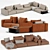 Modern Westside Sofa by Poliform 3D model small image 1