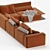 Modern Westside Sofa by Poliform 3D model small image 4