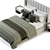 RH Modena Vertical Bed: High-Quality, Unwrapped, V-Ray Render 3D model small image 6