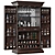 Elegant Home Bar Cabinet 3D model small image 1