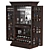 Elegant Home Bar Cabinet 3D model small image 2