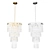 Luxury Clear Glass Chandelier 3D model small image 2