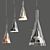 Sleek Pendant Light by FontanaArte 3D model small image 2