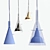 Sleek Pendant Light by FontanaArte 3D model small image 3