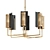 Contemporary Andre 6-Light Chandelier 3D model small image 2