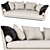 Elegant Outdoor Seating: NOONU Sofa 3D model small image 1