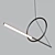 Modern Pendant Lighting - Cercle & Trait by CVL Luminaires 3D model small image 3