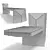 Geometric Bench and Urn Set 3D model small image 4