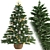 Festive Christmas Tree Decoration 3D model small image 2