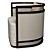 Elegant and Comfortable Minsk Armchair 3D model small image 3