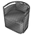 Elegant and Comfortable Minsk Armchair 3D model small image 7