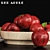 Vintage Red Apple Sculpture 3D model small image 4