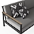 RH MARINO ALUMNUM SOFA 96: Sleek and Stylish 96-Inch Aluminum Sofa 3D model small image 3