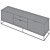 Modern TV Cabinet Plano by Cosmo 3D model small image 3