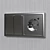 Sleek Stainless Steel Switches 3D model small image 3