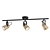 Sophisticated Seppo Black & Antique Brass Pendant 3D model small image 1