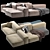 Timeless 1976 Design Sofa 3D model small image 2