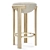 Maxime Oak Bar Stool 3D model small image 1