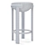 Maxime Oak Bar Stool 3D model small image 5