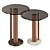 Carpanese Home ATHENA | Modern Bronze Side Tables 3D model small image 1