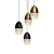 Grape Glass Pendant Lamp 3D model small image 1