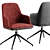 Modern Office Chair and Table Set 3D model small image 2