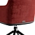 Modern Office Chair and Table Set 3D model small image 6