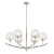 Elegant Spyglass 6 Light Chandelier 3D model small image 1