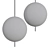 Vibrant Kandinsky Pendant Light 3D model small image 3
