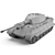 Authentic Panzer Tank Model Kit 3D model small image 4