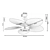 BORMEJO Ceiling Vent: Sleek and Stylish 3D model small image 3