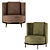 Elegant Estee Armchair by Aston 3D model small image 4