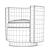 Luxury Swivel Chair Amanda 3D model small image 5