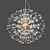 Elegant Dali Chandelier 3D model small image 1