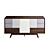 Elegant Walnut Sideboard: Stonebutterfly 3D model small image 2