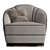 Elegant Samara Armchair: Pristine Comfort 3D model small image 3