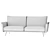 Isabelle Convertible Sofa: Stylish and Space-Saving 3D model small image 2