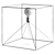 Reflex Cubo: A Stylish Floor Lamp 3D model small image 1