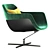 Modern 277 Auckland Armchair 3D model small image 2