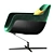 Modern 277 Auckland Armchair 3D model small image 4
